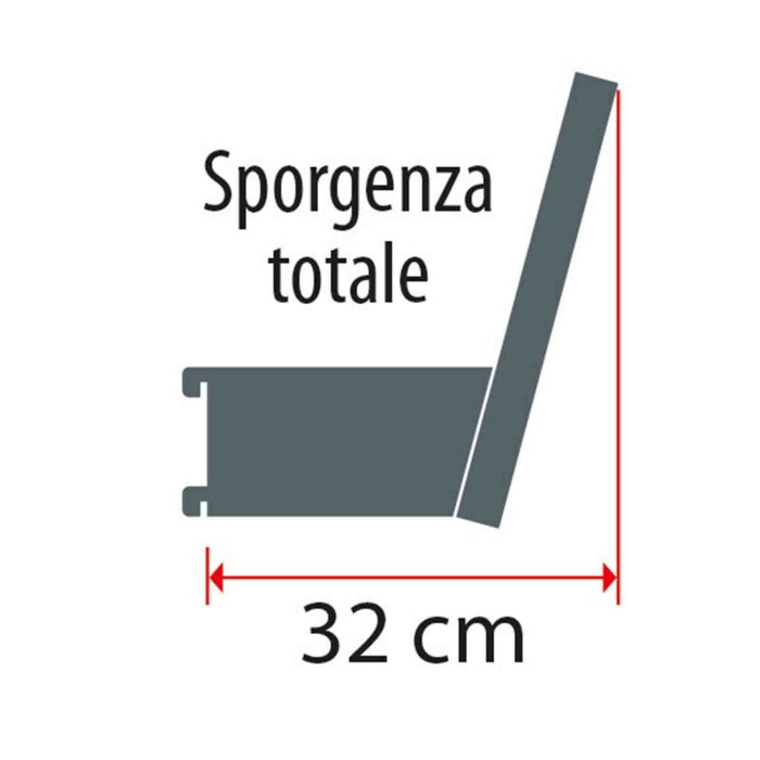 99449-D-01.JPG Staffe Per Fissaggio Testata Luminosa Ai Montanti 2 Pz M 20 Cm Accessori Universali Accessori Scaffali
