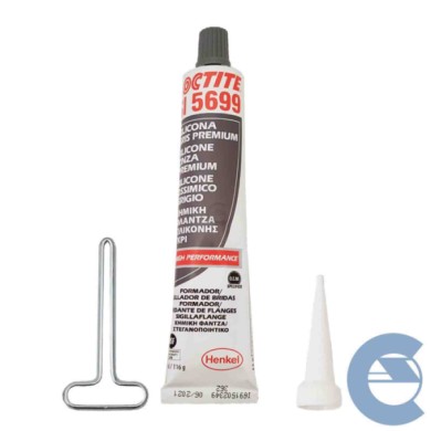 149148-large_default.jpg Loctite Si5699 Silicone Ossimico Grigio 80ml Resiste Ad Acqua E Glicone
