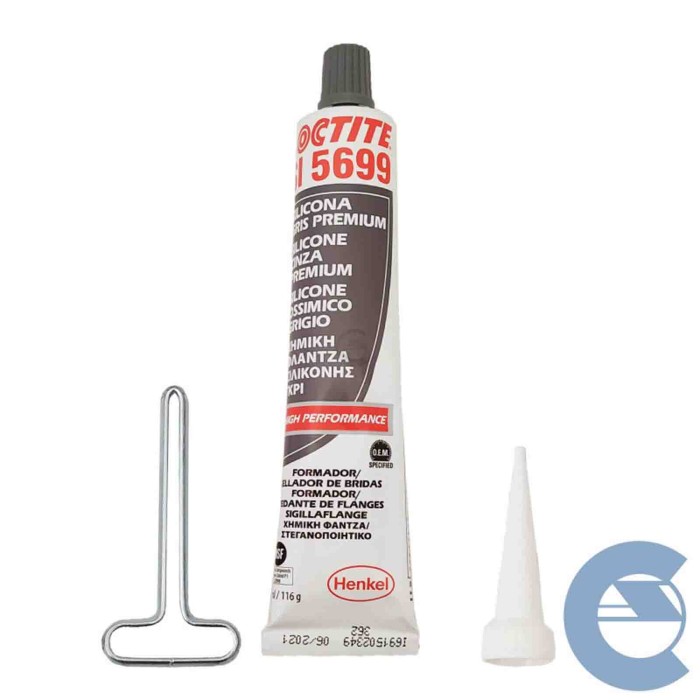 149148-large_default.jpg Loctite Si5699 Silicone Ossimico Grigio 80ml Resiste Ad Acqua E Glicone