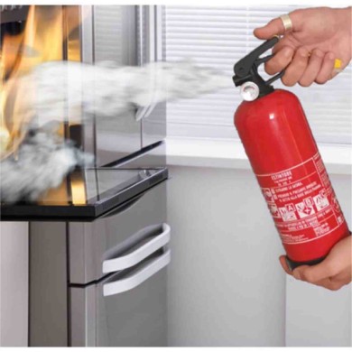 istruzioni-est_buona.jpg Estintore 2 Kg Categoria Abc Omologato Con Supporto Da Parete Kit 2 Pezzi