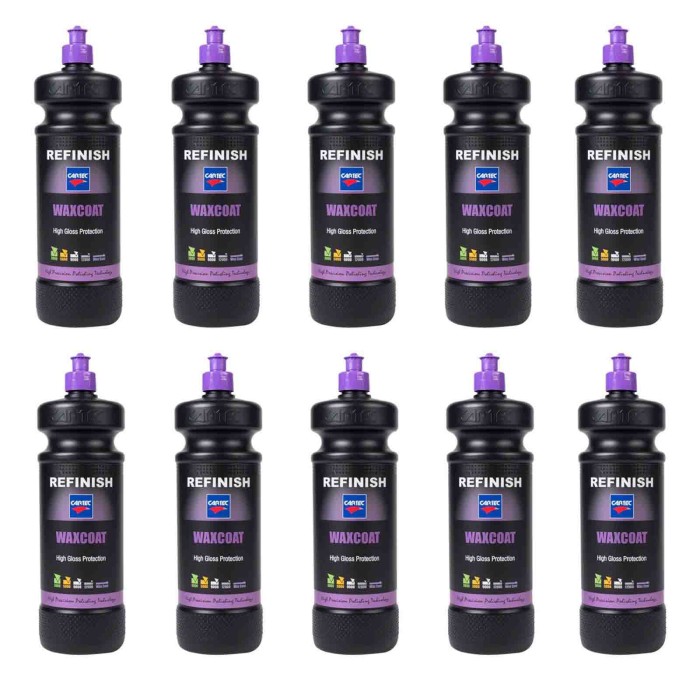 REFLWC_1_X10.jpg Cartec Waxcoat Cera Liquida A Base Di Carnauba Per Carrozzeria Auto Durata 3 Mesi Cf.10 Pezzi X 150ml