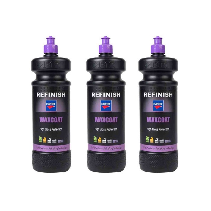 REFLWC_1_X3.jpg Cartec Waxcoat Cera Liquida Per Carrozzeria Auto Durata 3 Mesi A Base Di Carnauba - Kit 3 Pezzi X 150ml