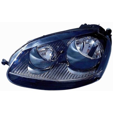 DX_SCRITTA_LOGO.jpg Proiettore H7/h7 Elettrico Senza Motore Per Volkswagen Golf V Lato Destro Dal 2003/10 Al 2008/08