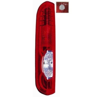 SX_SCRITTA_LOGO.jpg Gruppo Ottico Posteriore Bianco-rosso Per Opel Vivaro Lato Sinistro Dal 2007/11 Al 2014/04
