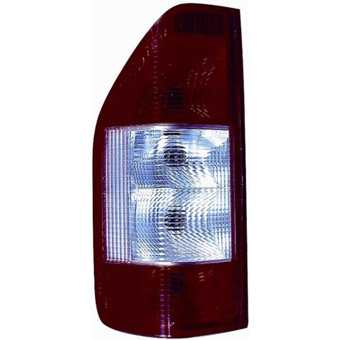DX_SCRITTA_LOGO.jpg Gruppo Ottico Posteriore Bianco Rosso Per Mercedes Sprinter Lato Destro Dal 2002/08 Al 2006/03