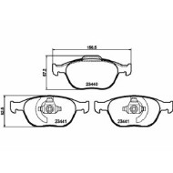 Pastiglie Freno Ford Transit Connect 1.8 16v 2002 06-2013 12 Mintex