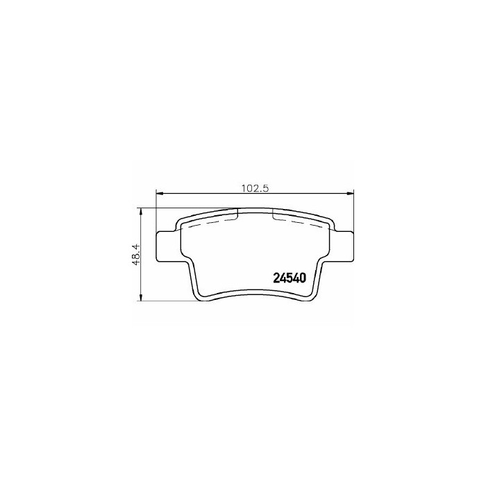 Pastiglie Freno Citroën C4 Tre Volumi 2006 07-2011 07 Mintex