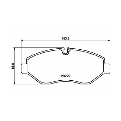 Mintex Pastiglie Anteriore 29229 507970310