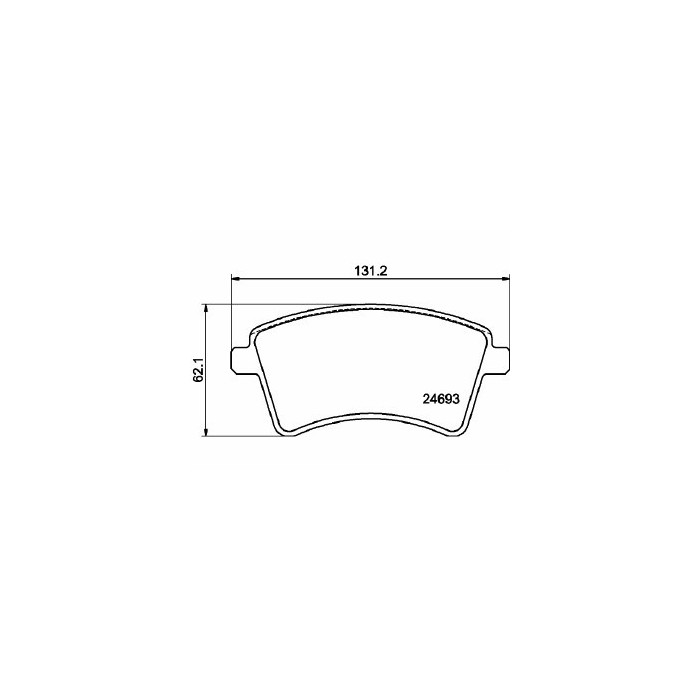 Pastiglie Freno Renault Kangoo Express 1.6 2008 02-2019 12 Mintex