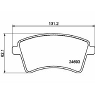 Pastiglie Freno Renault Kangoo Express 1.6 2008 02-2019 12 Mintex