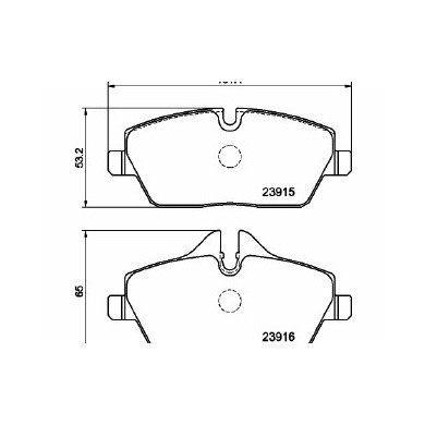 Mintex Pastiglie Anteriore 23916 01