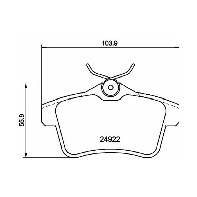 Pastiglie Freno Citroën Ds4 2.0 Hdi Bluehdi 135 2011 09-2015 07 Mintex