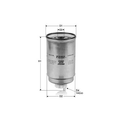 Filtro Carburante Ford Transit Furgonato 2.5 Di 1994 06-2000 03 Tecneco