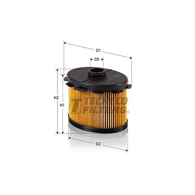 Filtro Carburante Fiat Scudo Furgonato 1.9 D 1998 04-2006 12 Tecneco