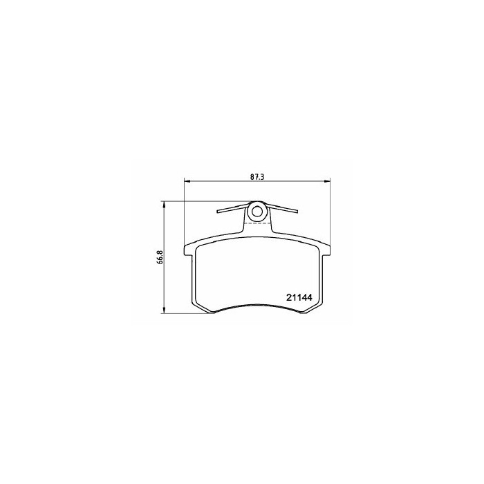 Pastiglie Freno Audi Cabriolet 1.8 1997 01-2000 08 Mintex