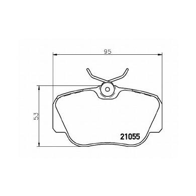 Pastiglie Freno Mercedes-benz 190 E 2.3 1986 09-1991 08 Mintex