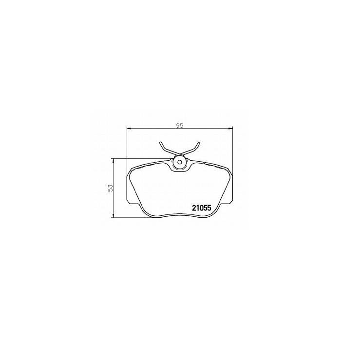 Pastiglie Freno Mercedes-benz 190 E 2.3 1986 09-1991 08 Mintex