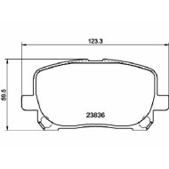 Pastiglie Freno Toyota Avensis Verso 2.4 2001 08-2007 08 Mintex