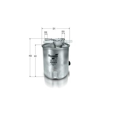 Filtro gasolio kl440/23 nissan, renault