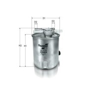Filtro gasolio kl440/23 nissan, renault