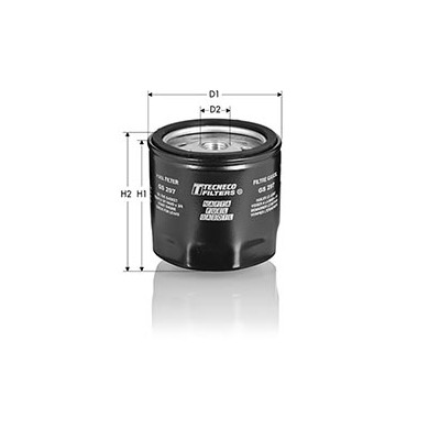Filtro gasolio gs297 lombardini, piaggio