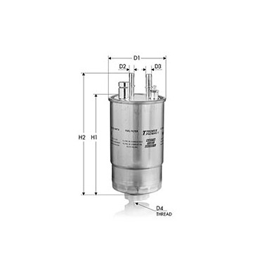 Tecneco filtro gasolio kl630 opel/vauxhall