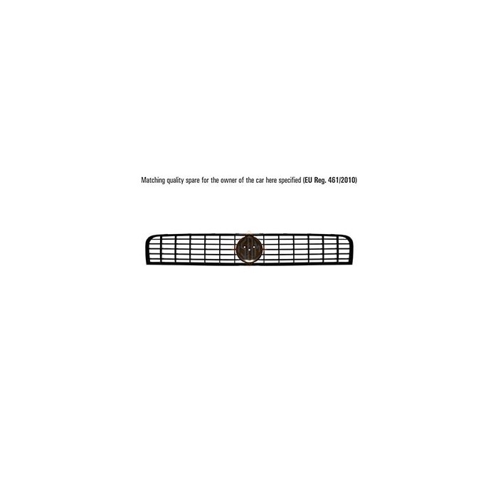 Isam 0103510 Griglia Radiatore Mascherina Superiore Centrale Nera Per Fiat Grande Punto 3/5 Porte-punto Van 08/05 02/12