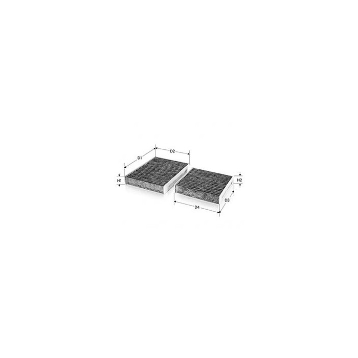 Filtro Abitacolo Citroën C3 Iii 1.6 Bluehdi 100 2016 07-2019 12 Tecneco