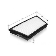 Filtro Abitacolo Peugeot 206 2 Volumi Coda Spiovente 1999 04-2000 10 Tecneco