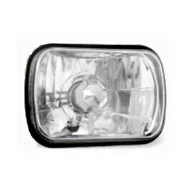 Proiettore R2 Asimmetrico Luce Di Posizione Crystal Per Fiat 126 / 126 Bis Dal 1972/01 Al 1982/12