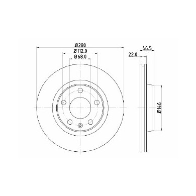 Mintex Dischi Anteriore 09719614