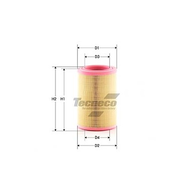 Filtro Aria Mercedes-benz Vaneo 1.9 2002 02-2005 07 Tecneco