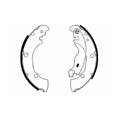Ganasce Freno Fiat Brava 1.6 16v 1995 10-2001 10 Mintex