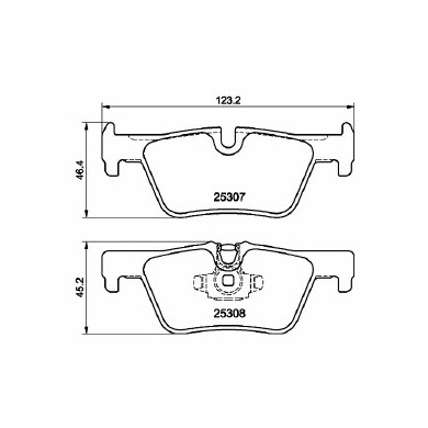 Pastiglie Freno Bmw 4 Coupé 420d 2013 07-2015 03 Mintex