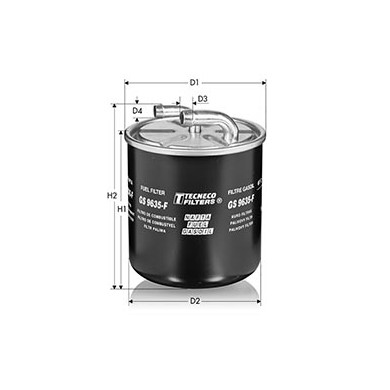 Filtro Carburante Mitsubishi Colt Vi 1.5 Di-d 2004 08-2012 06 Tecneco