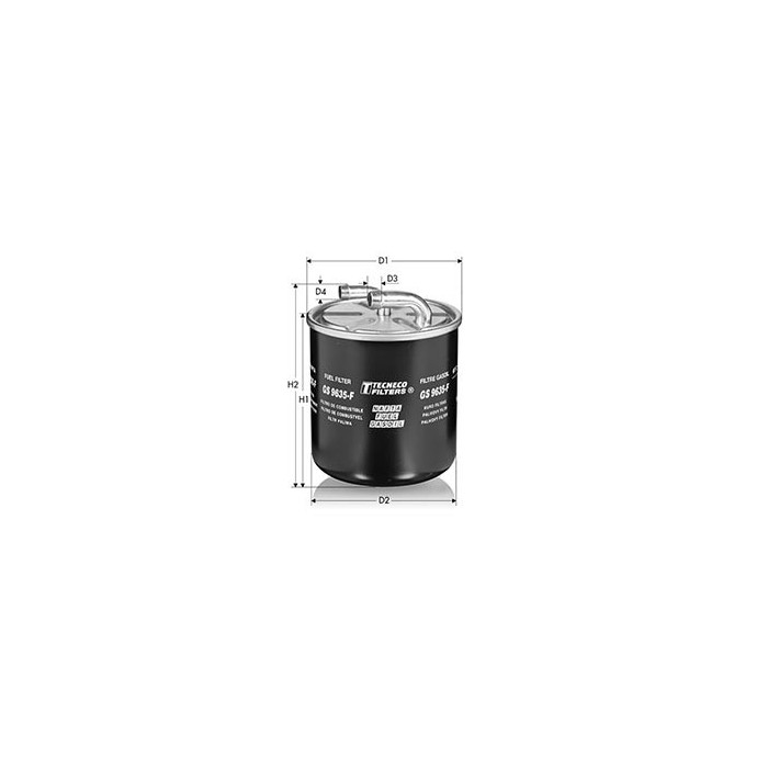 Filtro Carburante Mitsubishi Colt Vi 1.5 Di-d 2004 08-2012 06 Tecneco