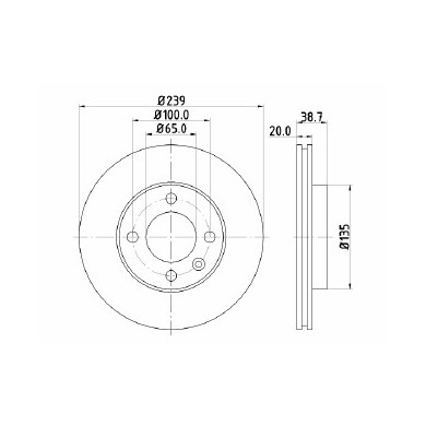 Tamburo Freno Volkswagen Polo Variant 1.7 Sdi 1997 08-2001 09 Mintex