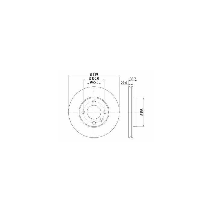 Tamburo Freno Volkswagen Polo Variant 1.7 Sdi 1997 08-2001 09 Mintex