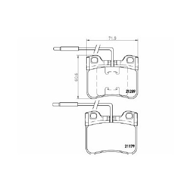 Pastiglie Freno Citroën Ax 14 1987 04-1997 04 Mintex