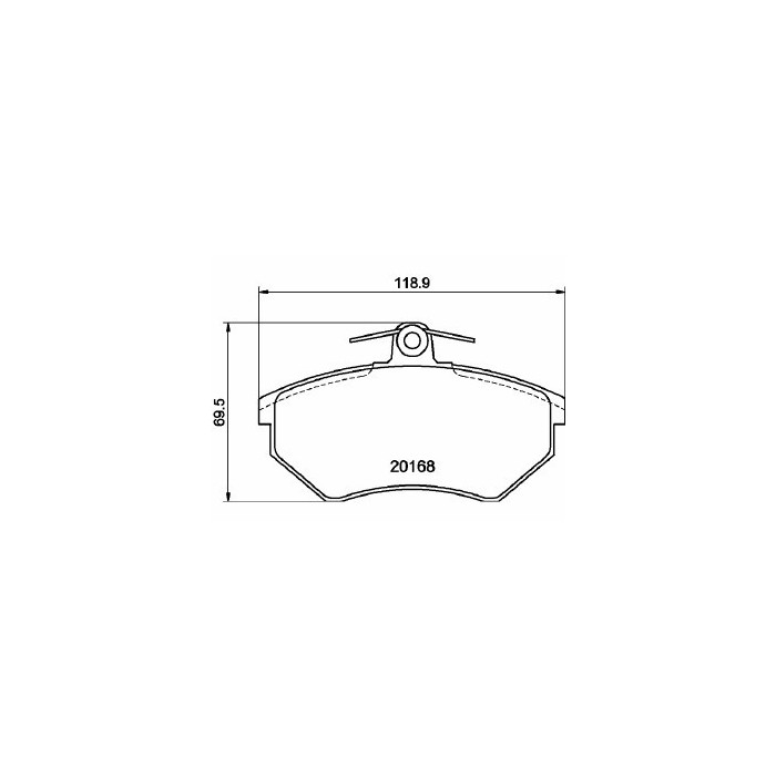 Pastiglie Freno Volkswagen Passat Variant 2.0 1990 02-1997 05 Mintex