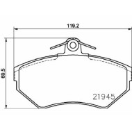 Pastiglie Freno Volkswagen Polo 100 1.4 16v 1996 04-1999 10 Mintex