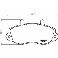 Pastiglie Freno Vauxhall Movano Mk I (a) Van 2.5 Cdti 2006 08-2010 05 Mintex