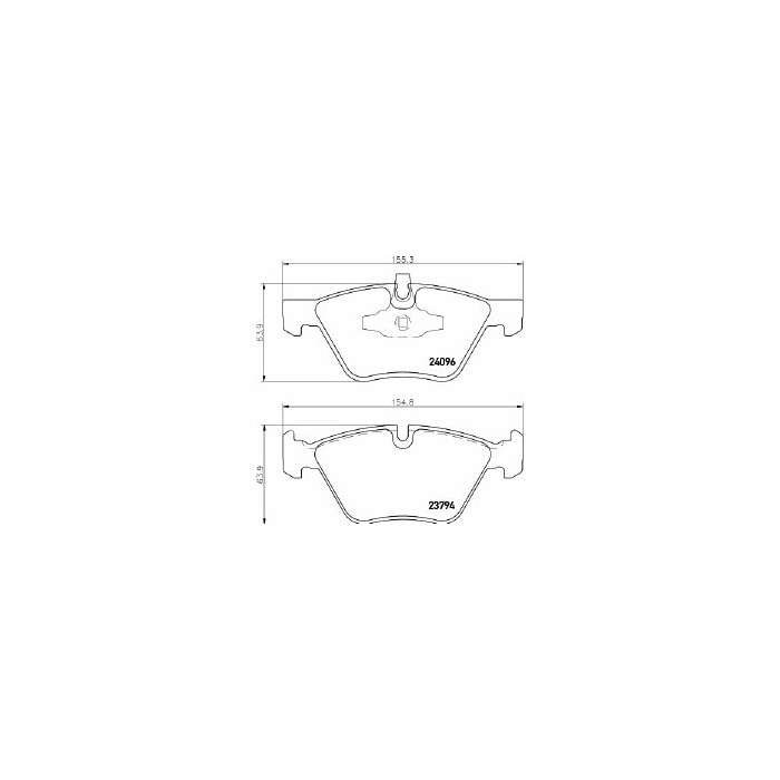Pastiglie Freno Bmw 3 Touring 316d 2009 09-2012 06 Mintex