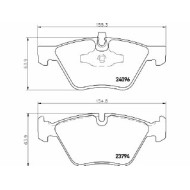 Pastiglie Freno Bmw 3 Touring 316d 2009 09-2012 06 Mintex