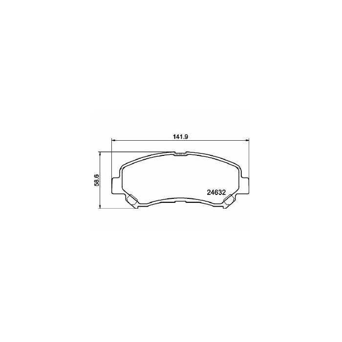 Pastiglie Freno Nissan X-trail 2.0 Fwd 2008 06-2013 11 Mintex