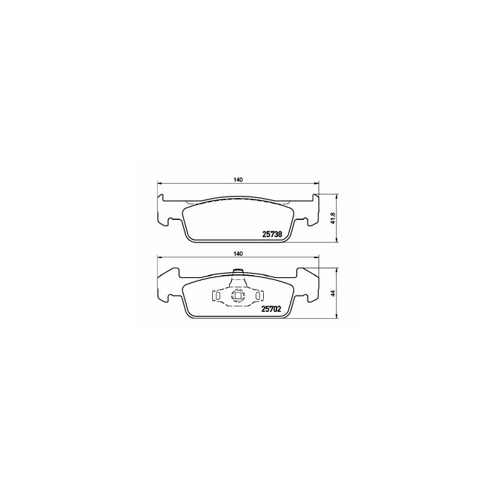 Pastiglie Freno Dacia Logan Mcv Ii 1.0 Sce 75 2016 12-2019 12 Mintex
