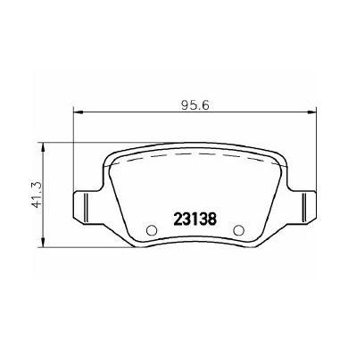 Pastiglie Freno Mercedes-benz Vaneo 1.9 2002 02-2005 07 Mintex