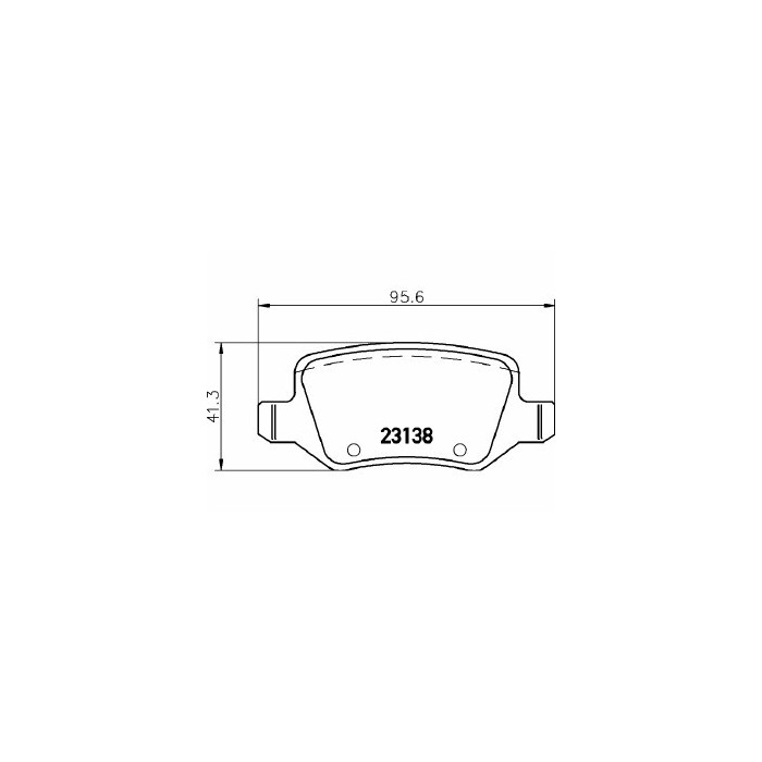 Pastiglie Freno Mercedes-benz Vaneo 1.9 2002 02-2005 07 Mintex