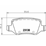 Pastiglie Freno Mercedes-benz Vaneo 1.9 2002 02-2005 07 Mintex