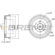Kit Tamburi Freno Posteriore 94007800 OPEL ASTRA F (T92)